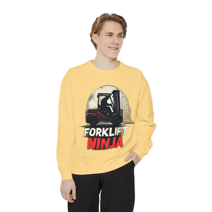 Forklift Ninja Sweatshirt - Butter