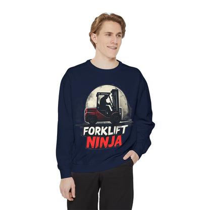 Forklift Ninja Sweatshirt - True Navy